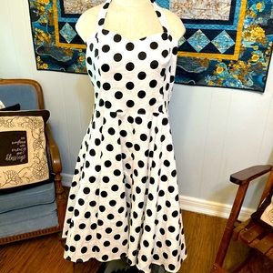 Retro Halter Dress New with Tags
